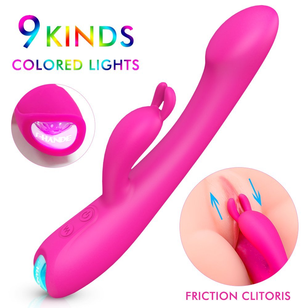 Anas – 9‑Color LED Rabbit Vibrator