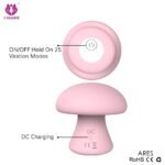 Ergonomic grip of Mini Mushroom wand massager