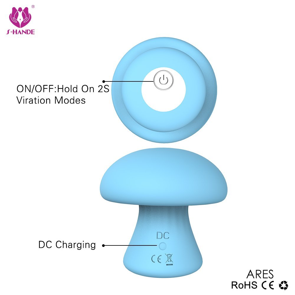 Compact size of Mini Mushroom wand massager