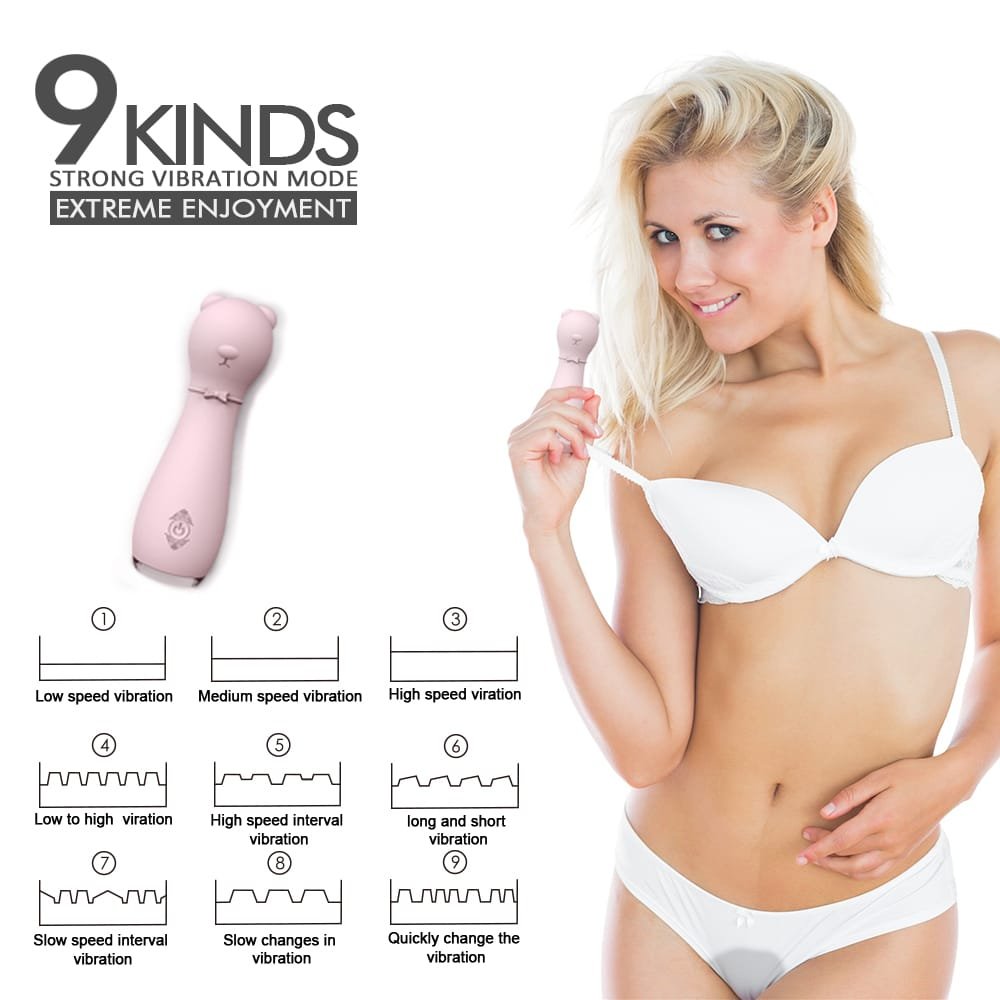 BONNIE bear wand massager vibration modes