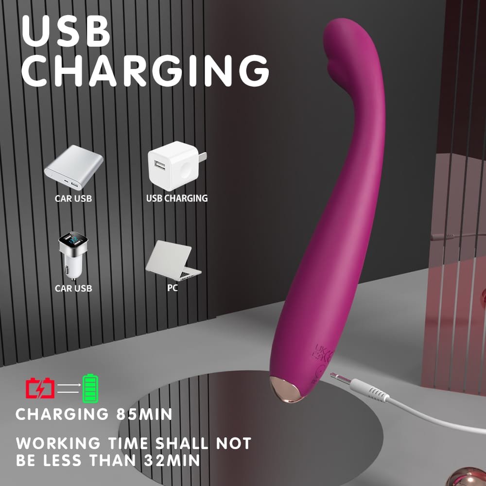 USB charging FlexSpine G-spot vibrator