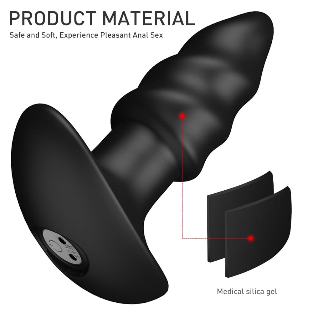 LOVEARROW-2 Spiral Vibrating Butt Plug main product image