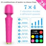 LUNA wand massager vibration modes