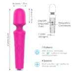 LUNA wand massager soft silicone head
