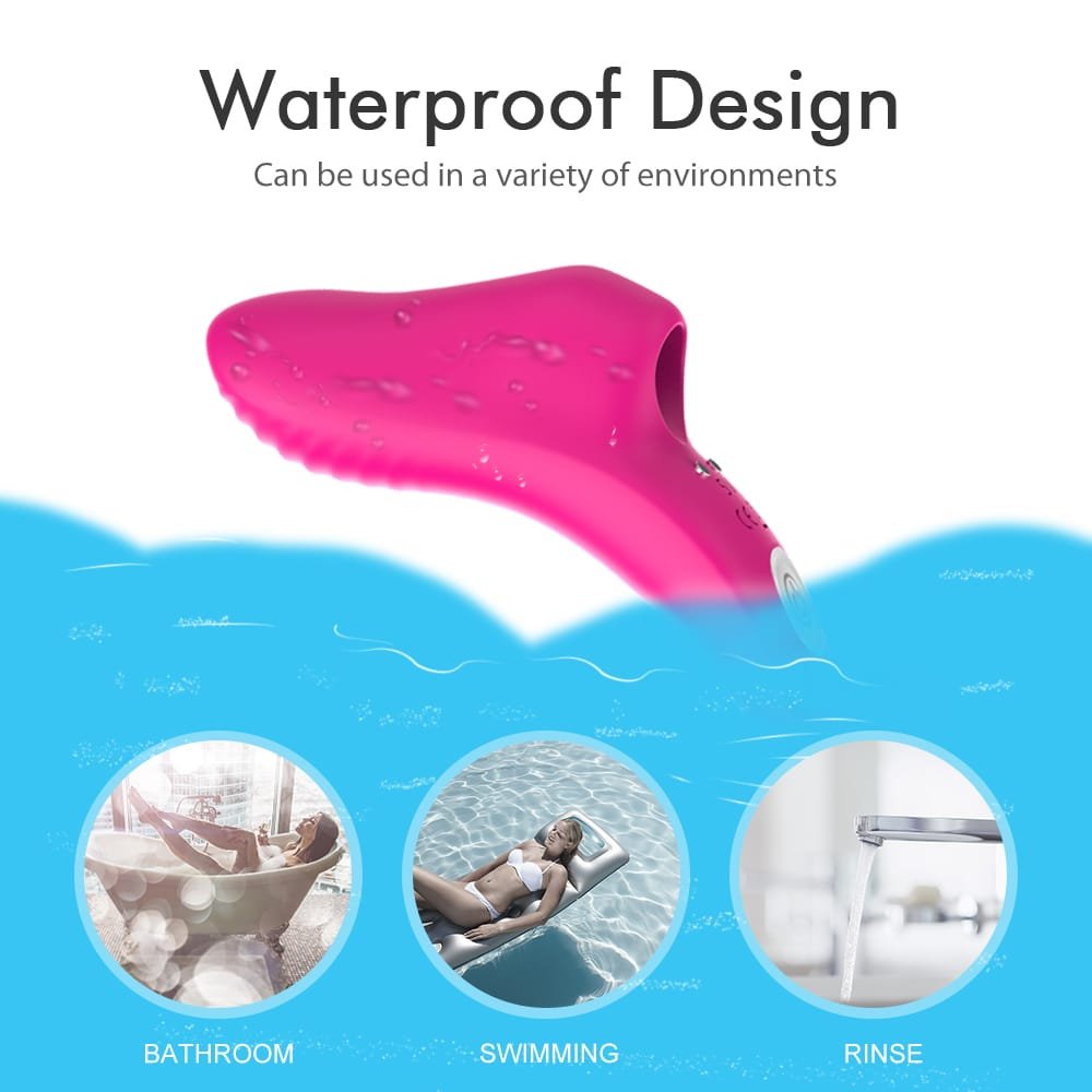 Waterproof OMG finger vibrator