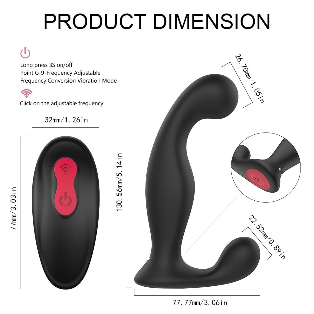 Jelly anal plug size dimensions