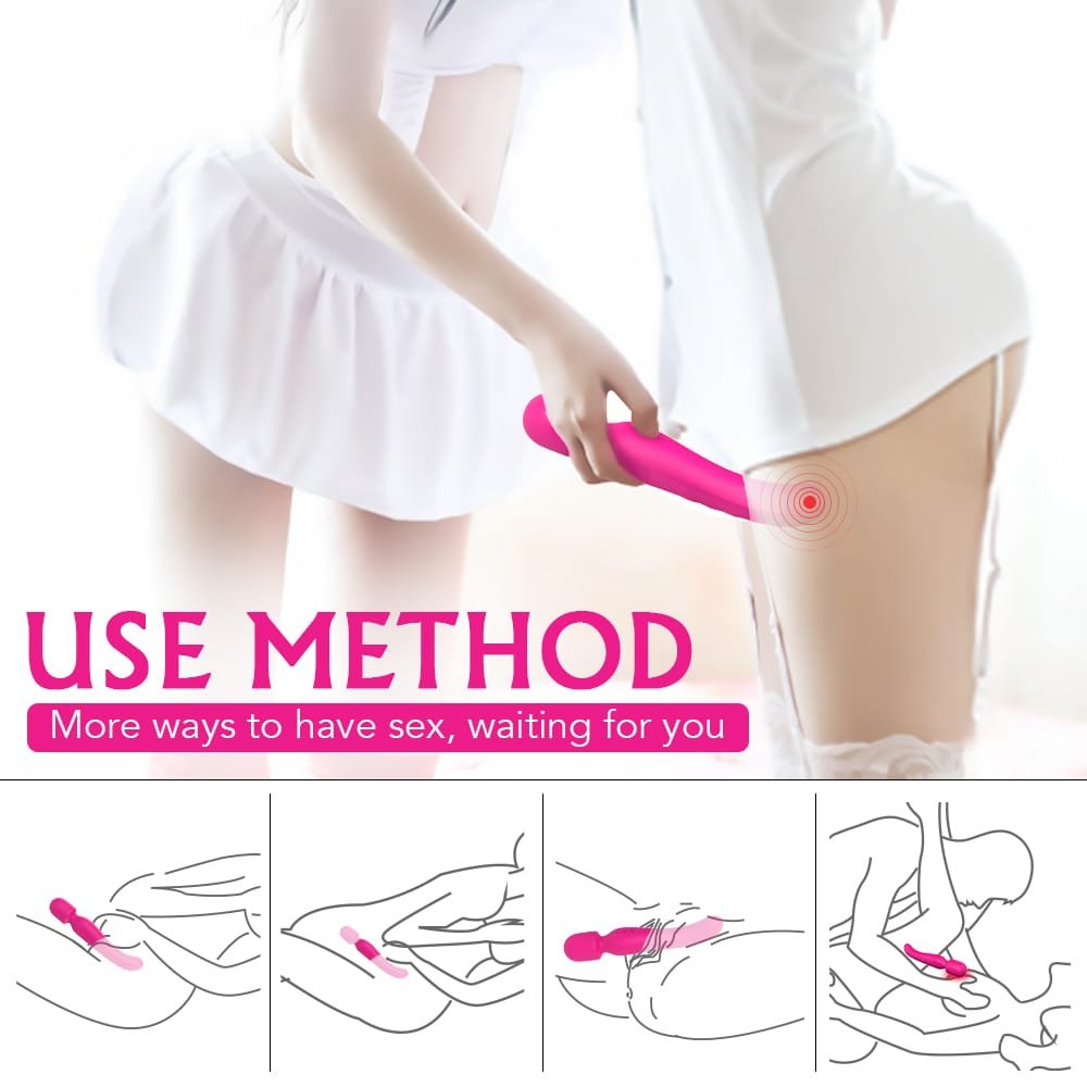 How to use Iris heated wand massager