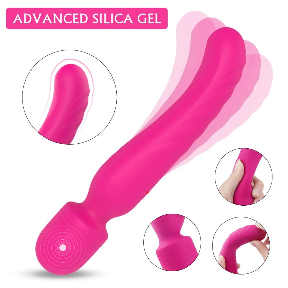 Soft silicone head of Iris heated wand