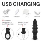 USB charging Dragon anal plug