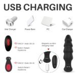 USB charging Dragon anal plug massager