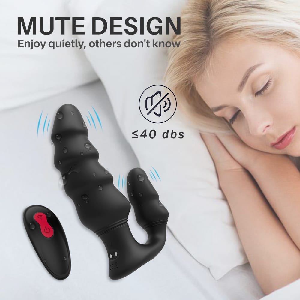 Remote control of Dragon vibrating anal plug