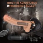 Realistic texture of Croods-4 vibrating dildo