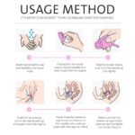 Size dimensions of UltraComfort Large Silicone Menstrual Cup