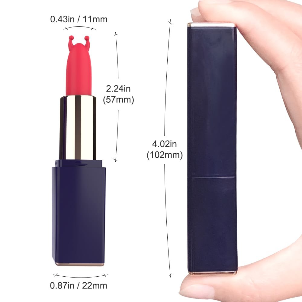 Compact size of lipstick-shaped vibrator