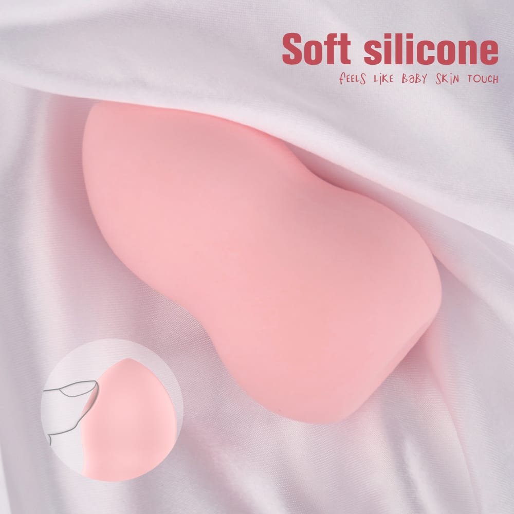 Soft silicone texture of Peach vibrating egg