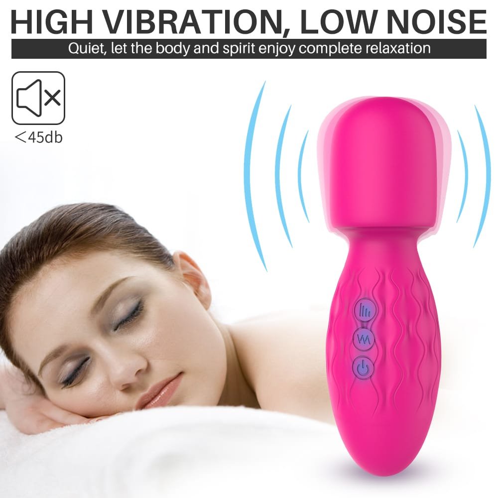 Silent operation of Power mini wand massager