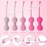 Weighted design of pink spiral kegel balls