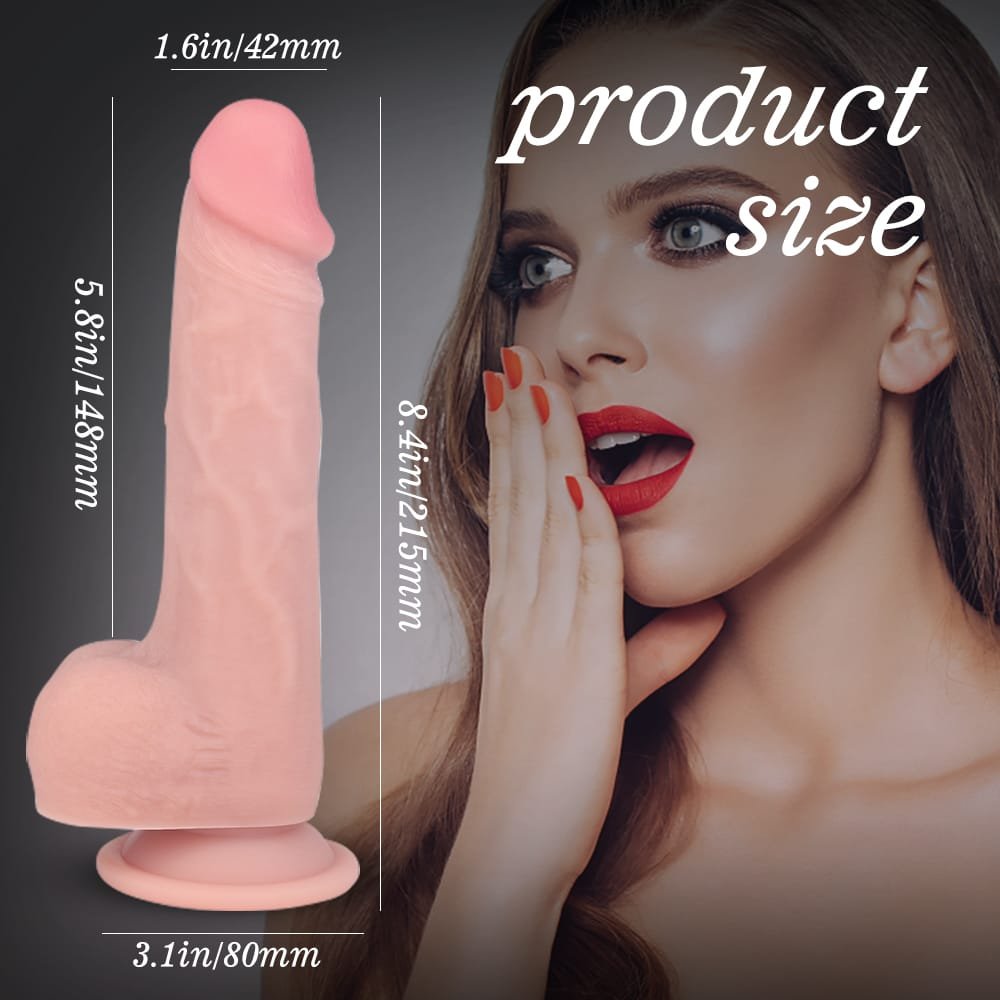 Versatile size of Baron realistic silicone dildo