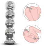 Gude Stainless Steel Beaded Anal Plug main product image