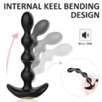 Flexible core design of Austin anal beads