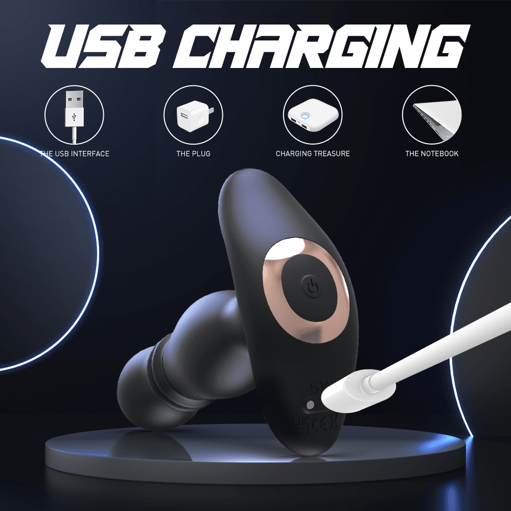 USB charging Piercing Duke anal plug