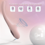 USB charging Rabbit Ear wand vibrator
