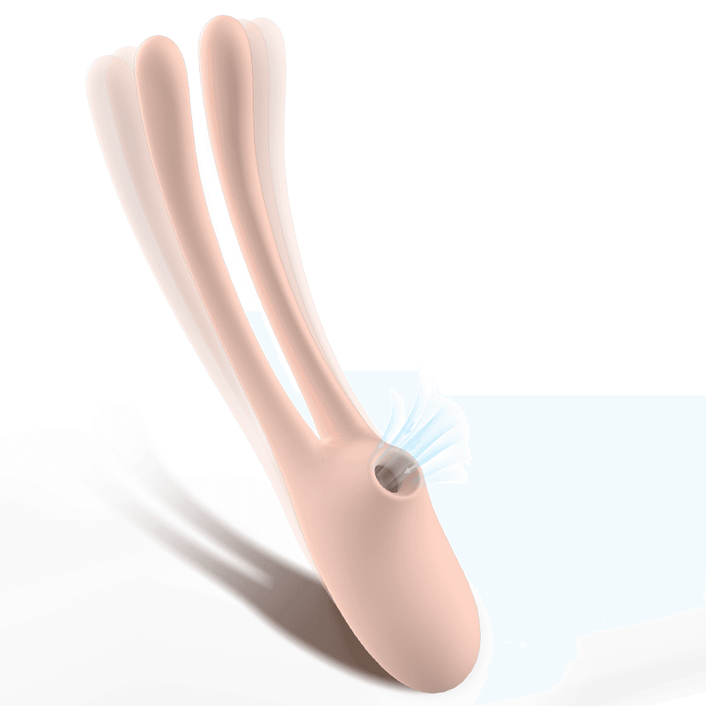 Rabbit Ear Dual Wand Vibrator with Sucking main product image