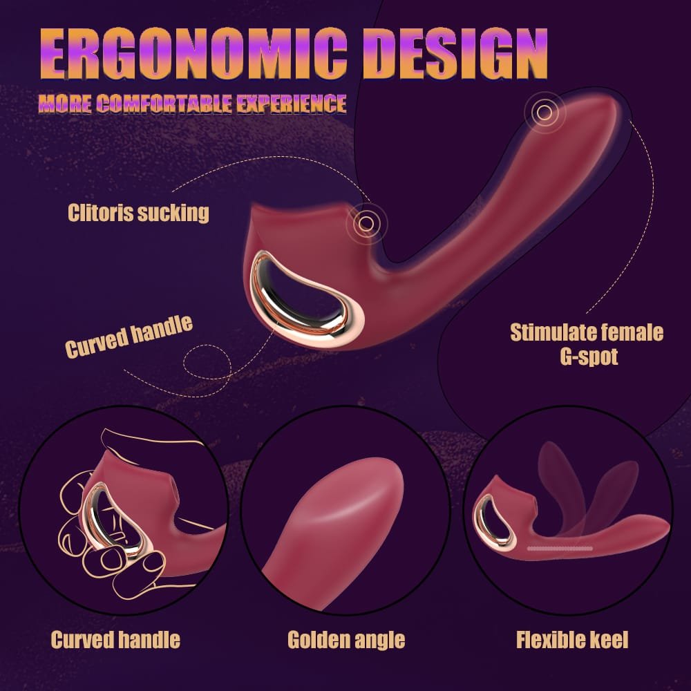 Ergonomic curve design of Selene G-spot vibrator