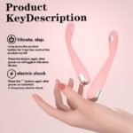 Electric stimulation nodes of ShockMe vibrator