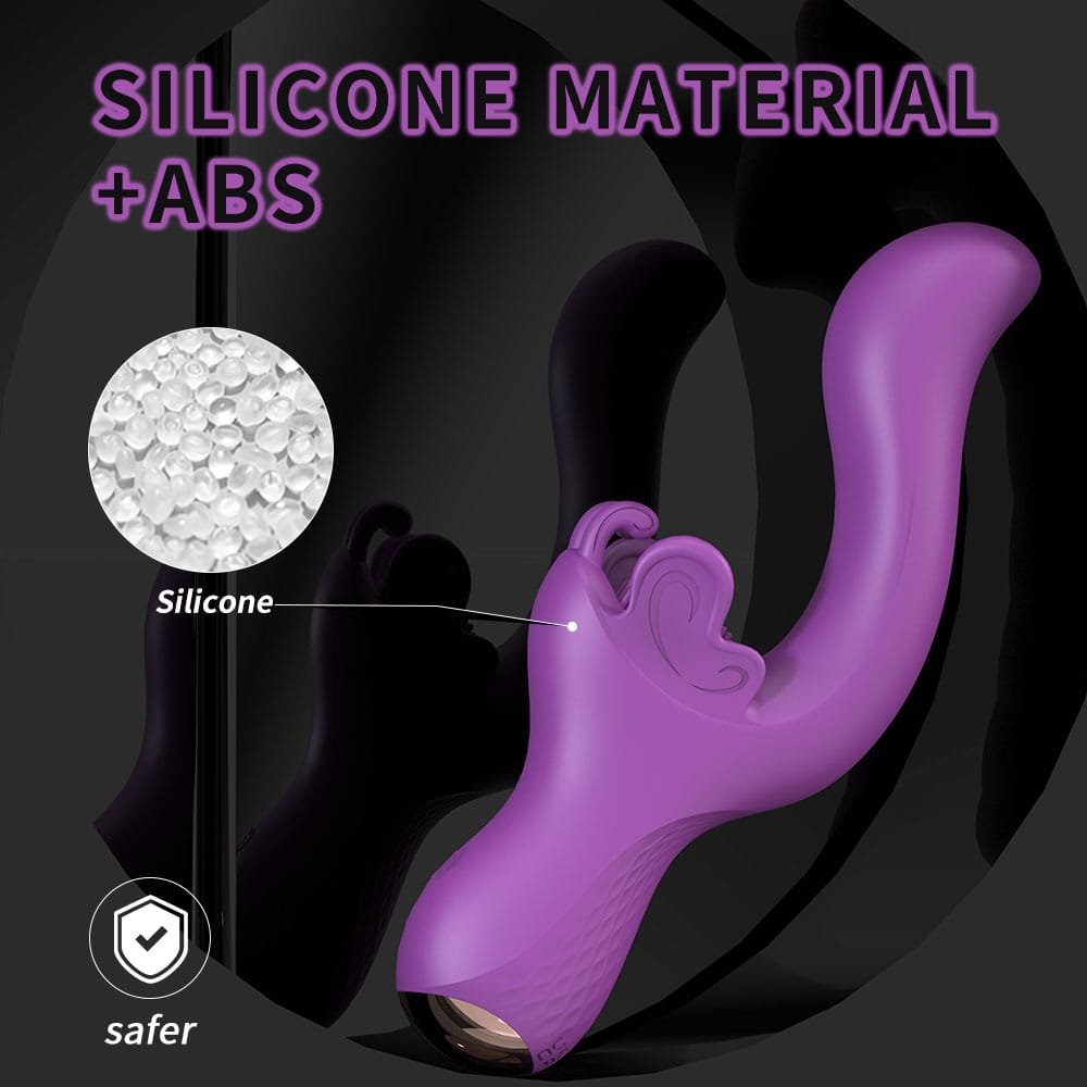 Body-safe silicone of Butterfly Love vibrator
