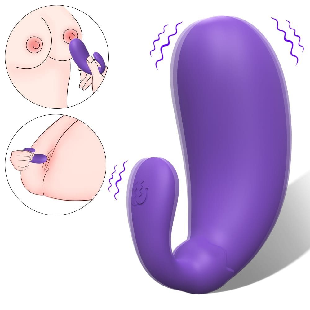 Mini Eggplant Wearable Vibrating Egg Sex Toy main product image