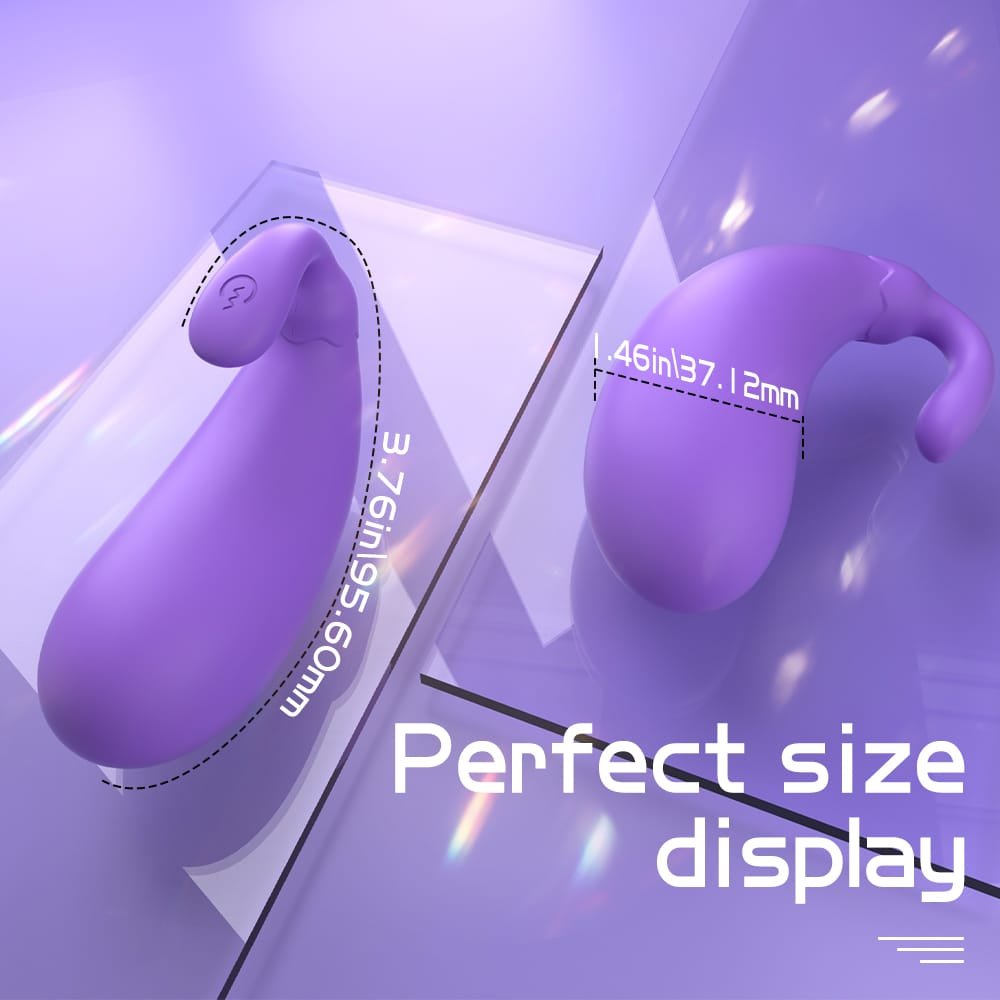 Mini Eggplant vibrating egg size dimensions