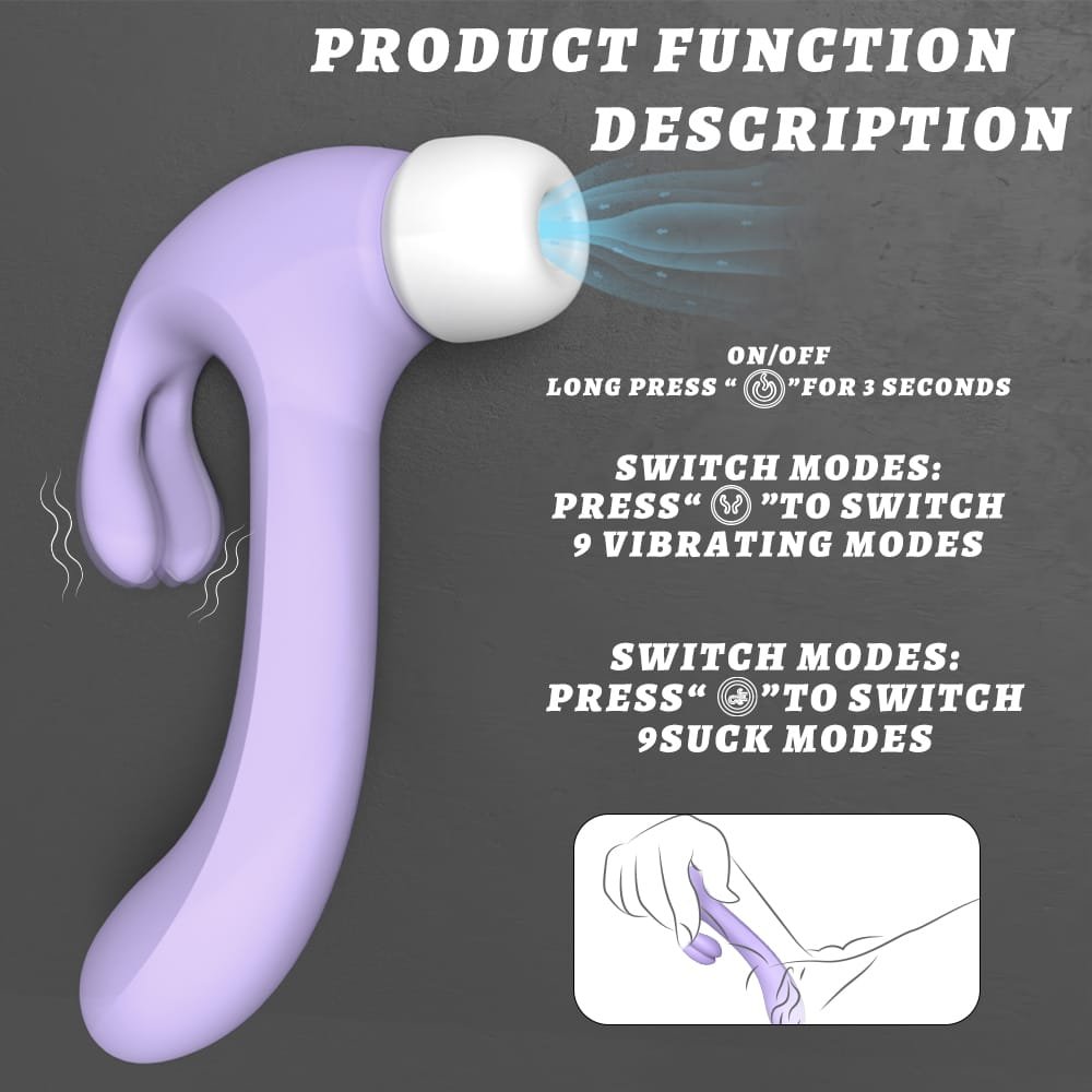 Hammer Rabbit vibrator clitoral suction feature