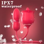 Waterproof Voluptuous Flower-13 rose licking and thrusting toy