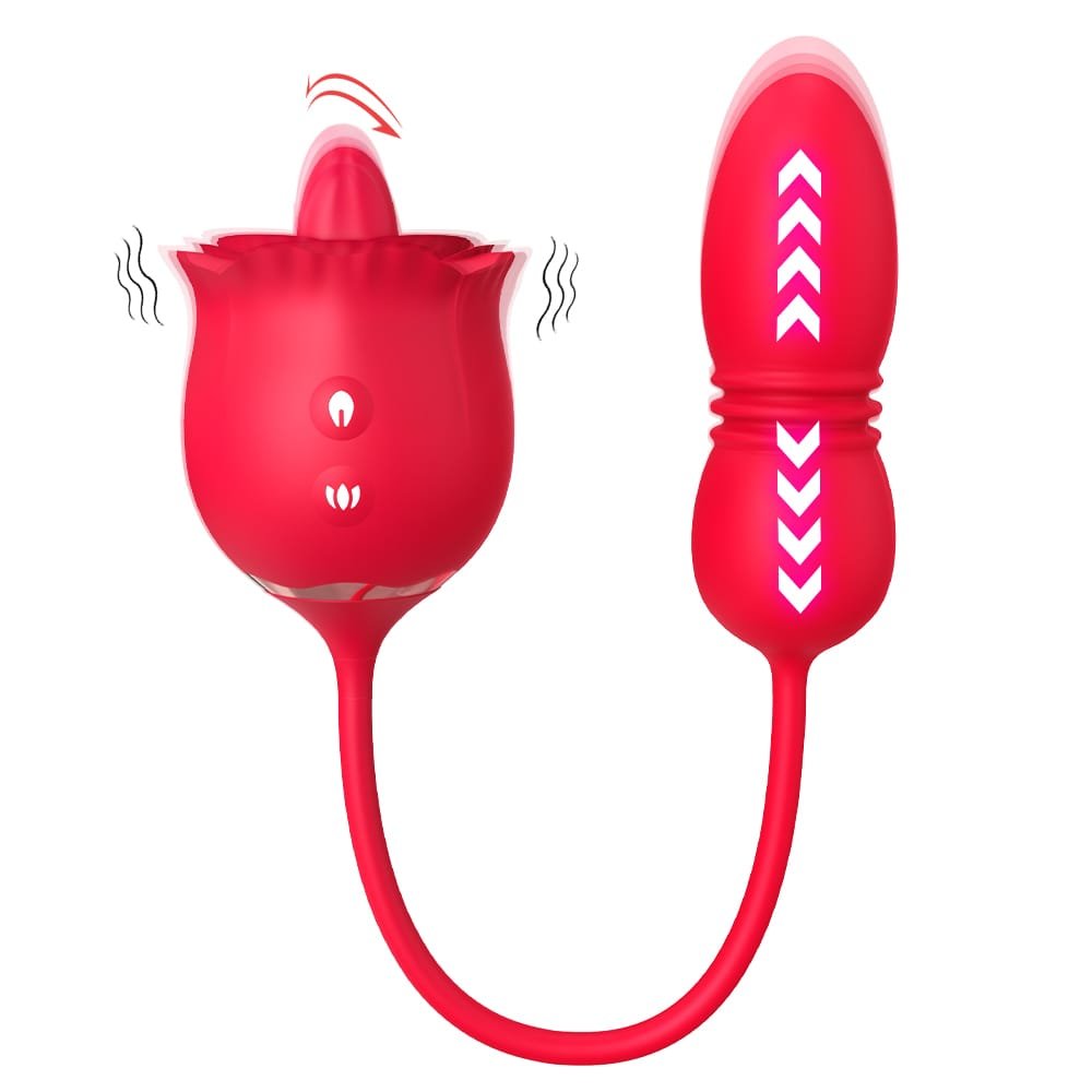 Voluptuous Flower-13 Tongue Licking Rose Toy main product image