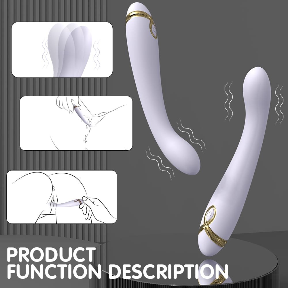 G-spot targeting curve of Authority vibrator