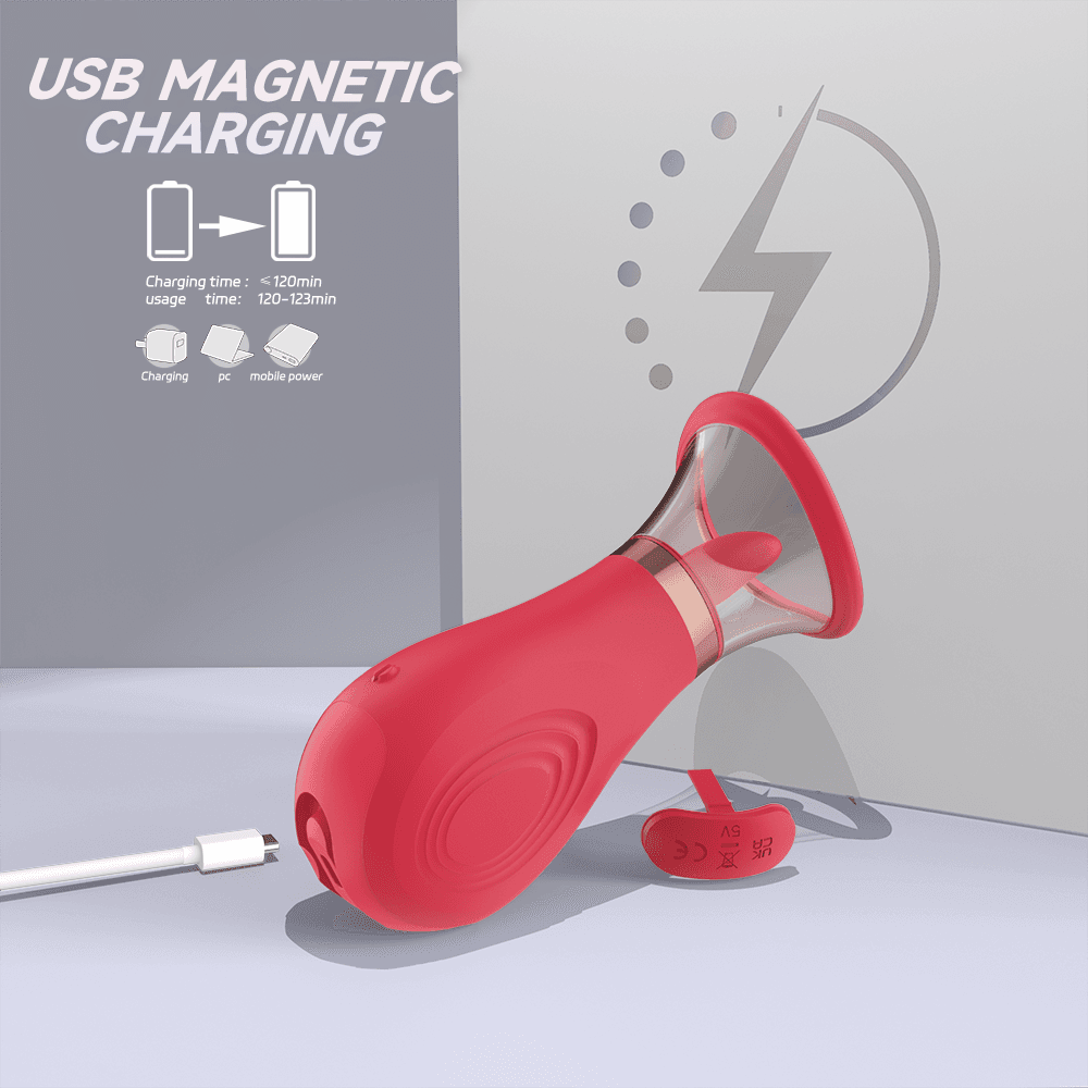 USB charging Sibyl tongue licking vibrator