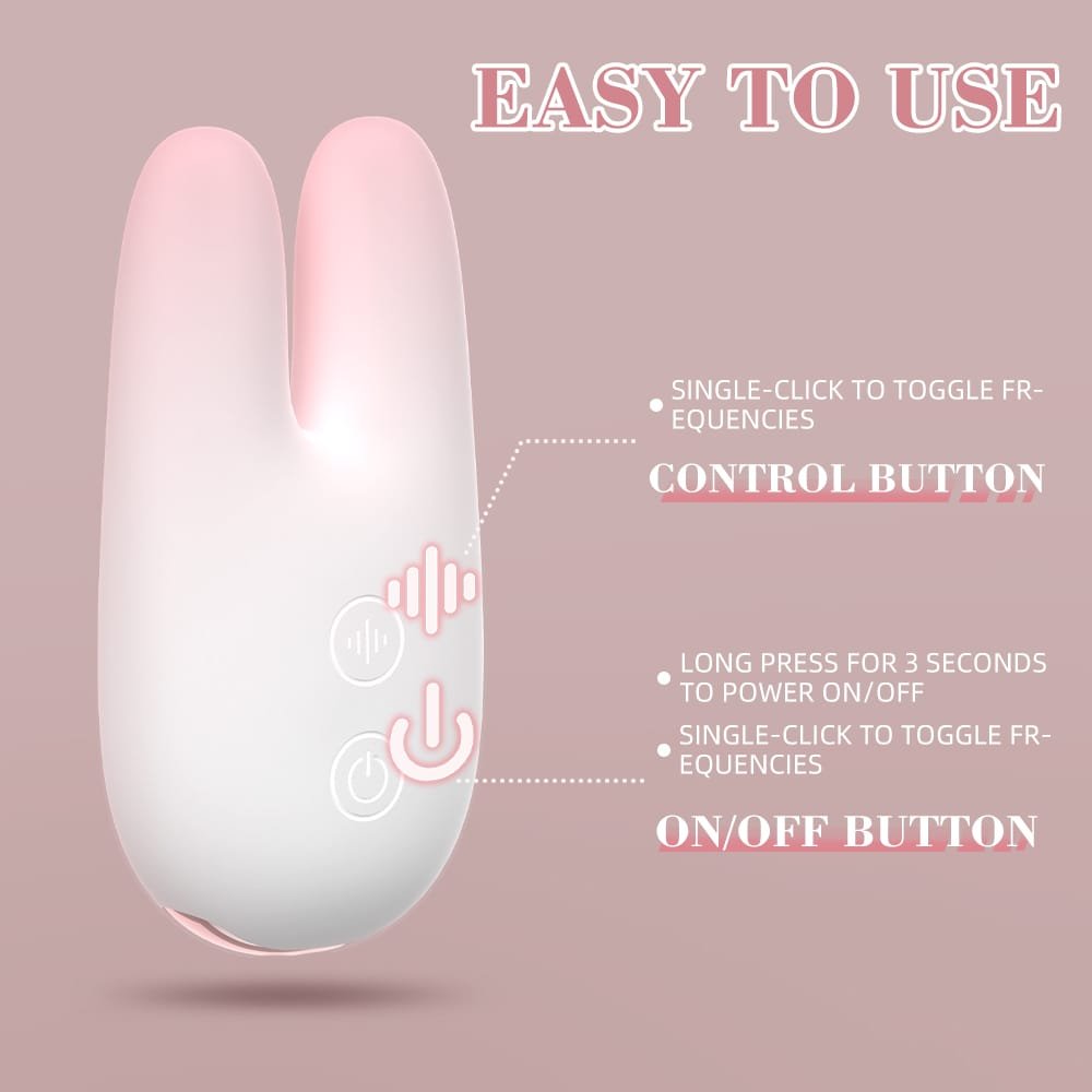 One-button control of Baby Rabbit bunny ears vibrator