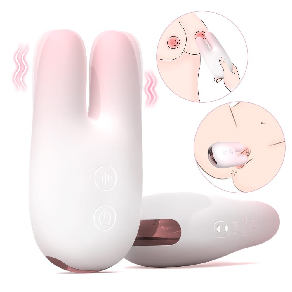 Baby Rabbit Mini Bunny Ears Dual Motor Clit Vibrator main product image