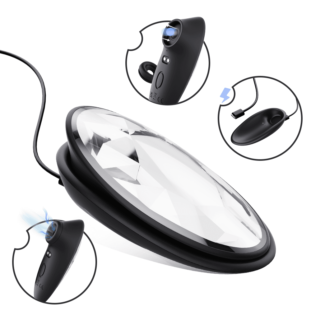 Waveme Diamond Shape Sucking Vibrator main product image