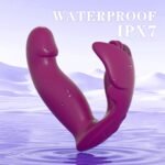 Waterproof Black Angel butterfly vibrator