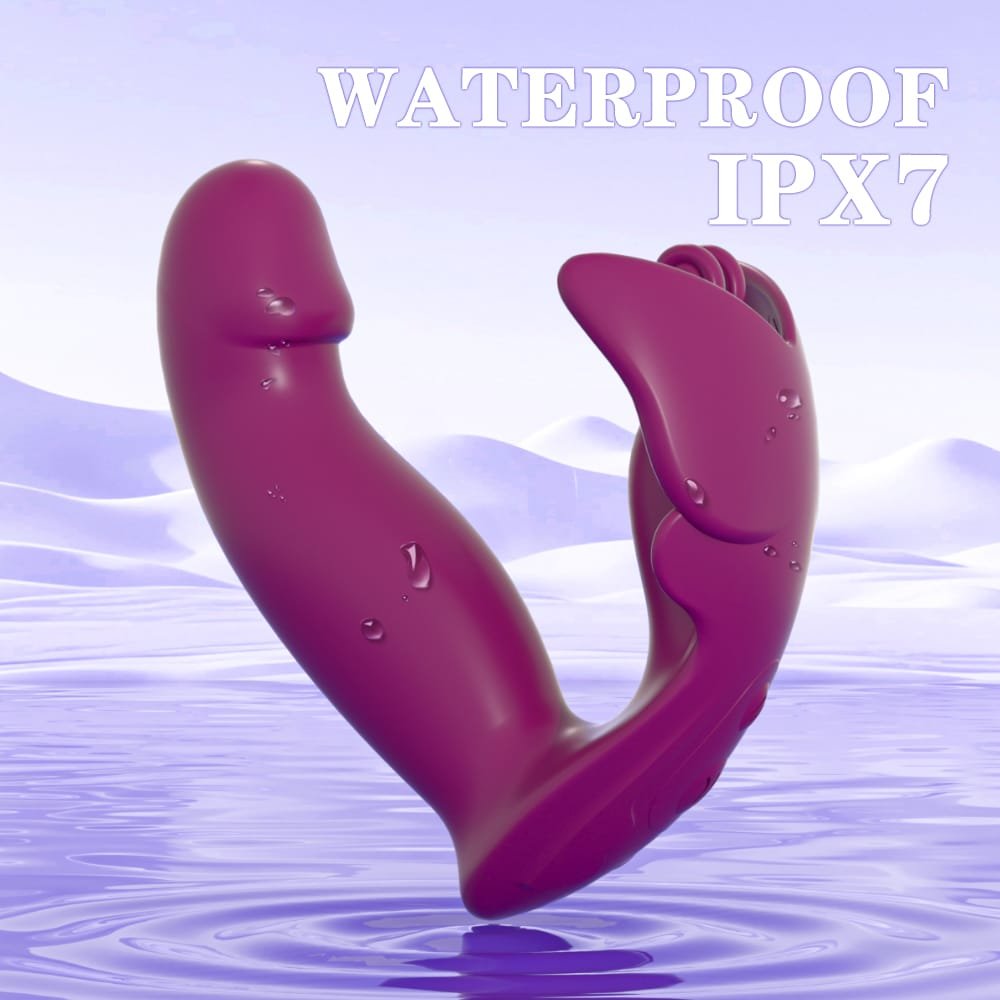 Waterproof Black Angel butterfly vibrator