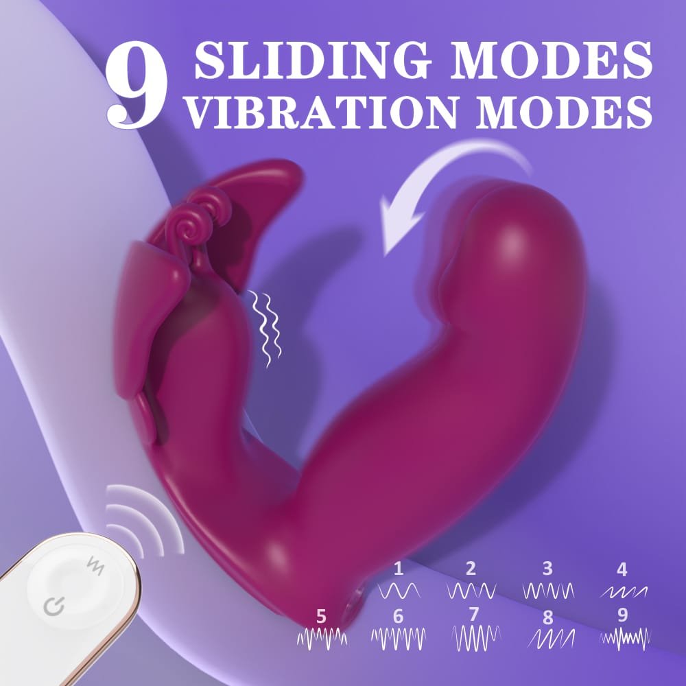 Vibration modes of Black Angel butterfly vibrator