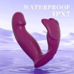 Waterproof Black Angel butterfly vibrator