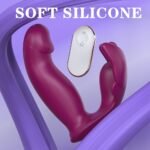 Body-safe silicone of Black Angel butterfly vibrator