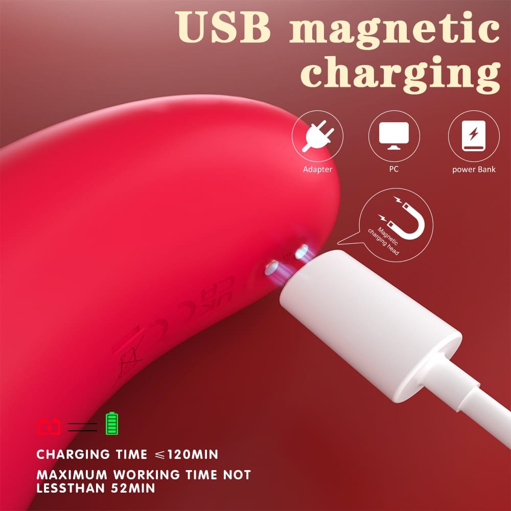 USB charging Genie S-shaped female vibrator