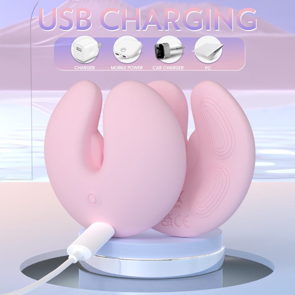 USB charging vibrating nipple clamps