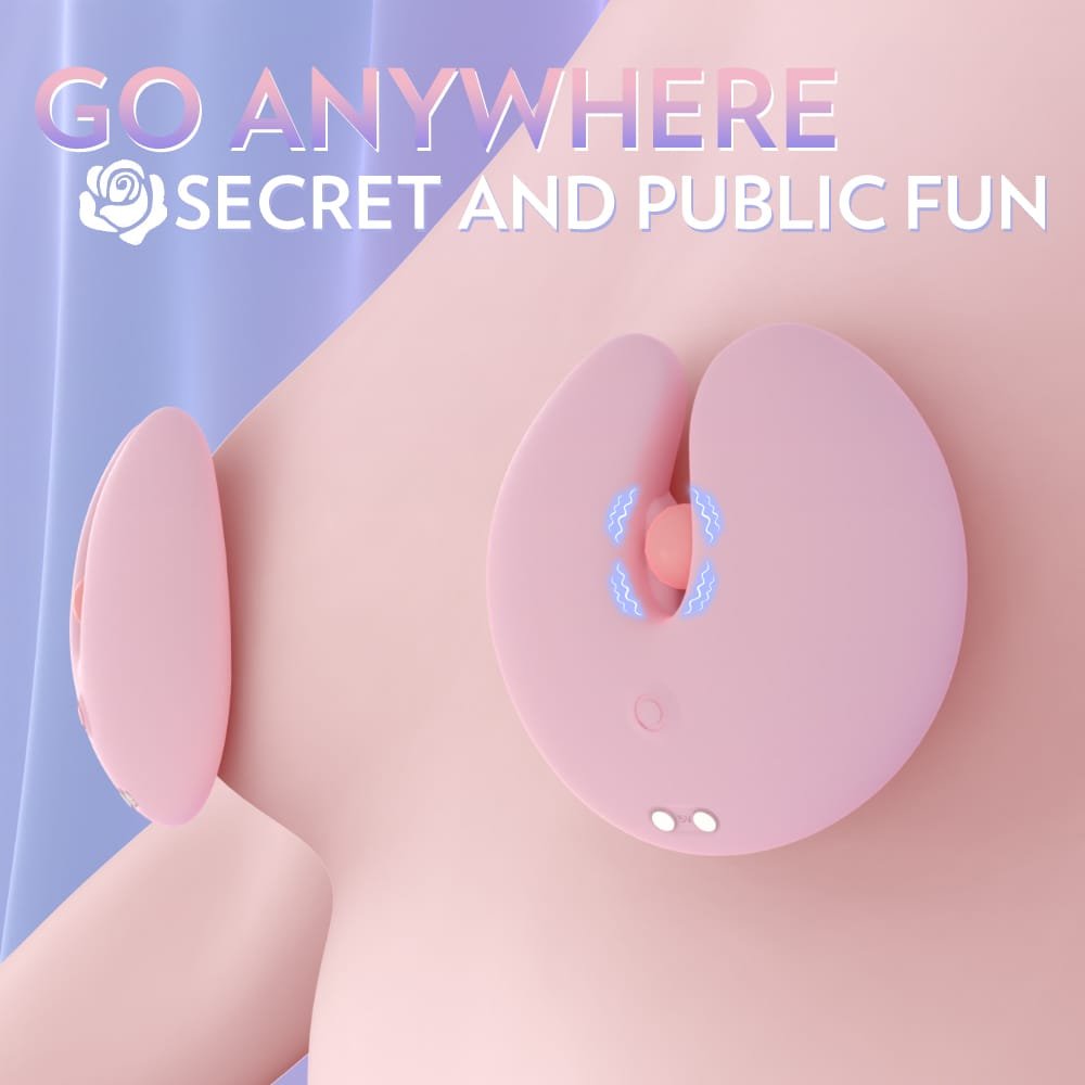 Adjustable wearable vibrating nipple clamps