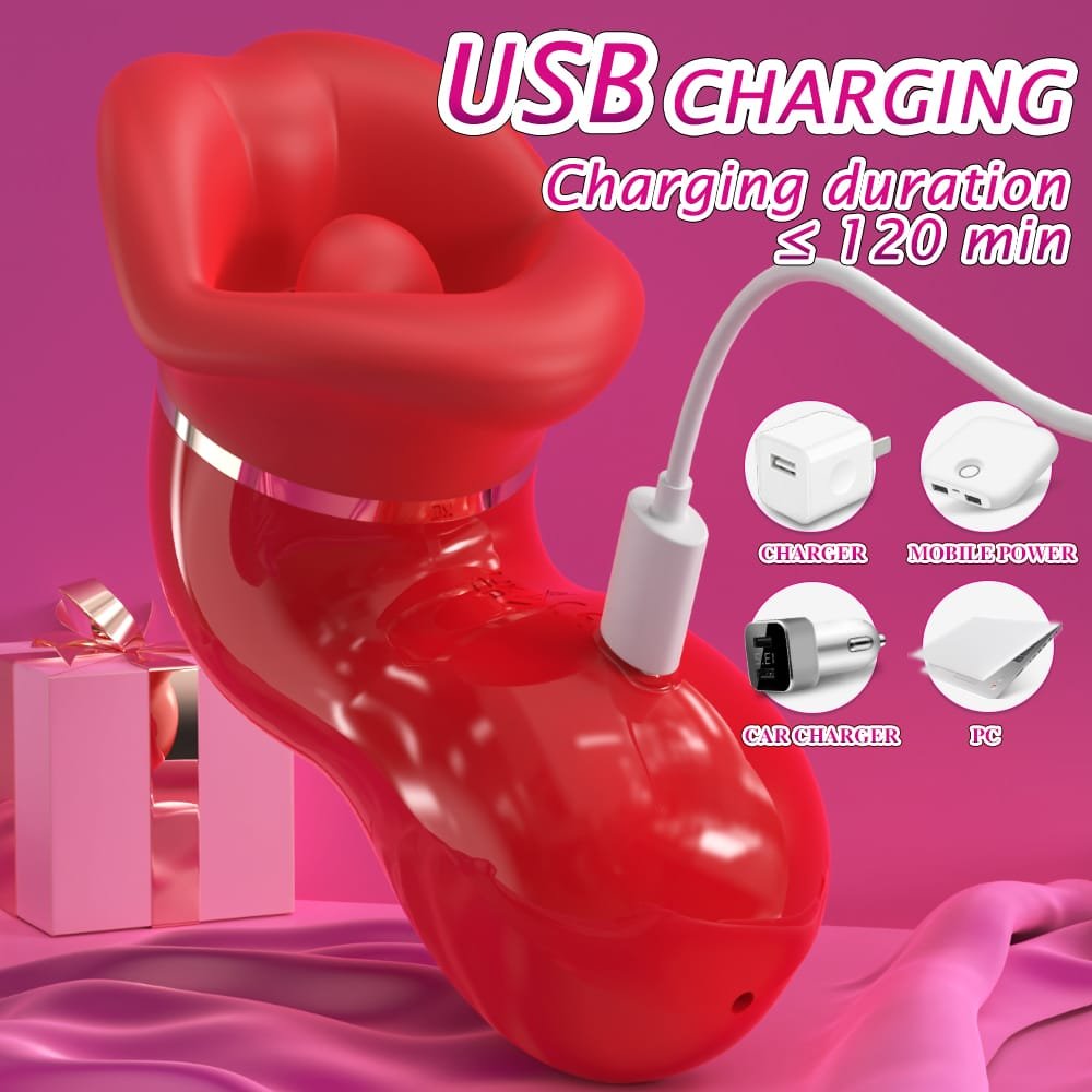 USB charging LickWave tongue vibrator