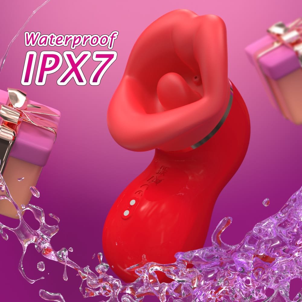 Waterproof LickWave tongue vibrator